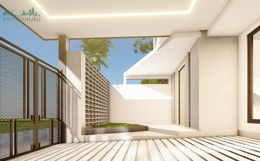 Jasa desain rumah arsitek hijau